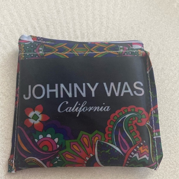NWT Johnny Was reusable nylon tote bag - Picture 2 of 5
